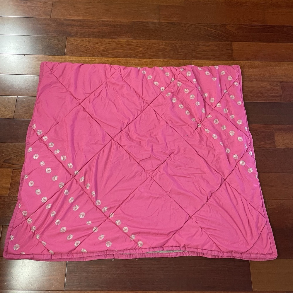 Sig Zane x Hawaiian Airlines Lehua Quilt Blanket Pink 'Auli'ilani Lehua READ B28 - Picture 4 of 9